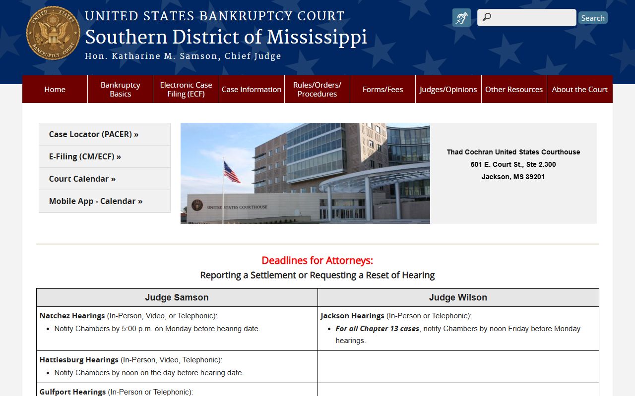 Covington County court records and the U.S. Bankruptcy Court for the Southern District of Mississippi